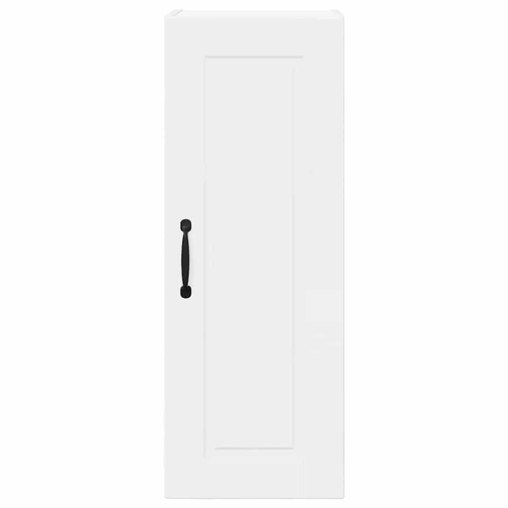 Kitchen Wall Cabinet with Door High Gloss White 30 x 31 x 80 cm