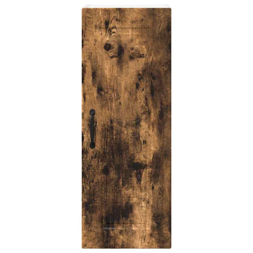 Kitchen Wall Cabinet Smoked Oak 30 x 31 x 80 cm Engineered Wood