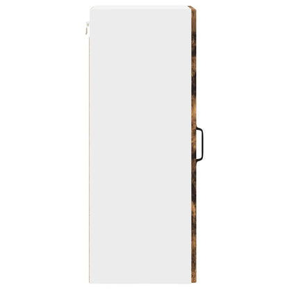 Kitchen Wall Cabinet Smoked Oak 30 x 31 x 80 cm Engineered Wood