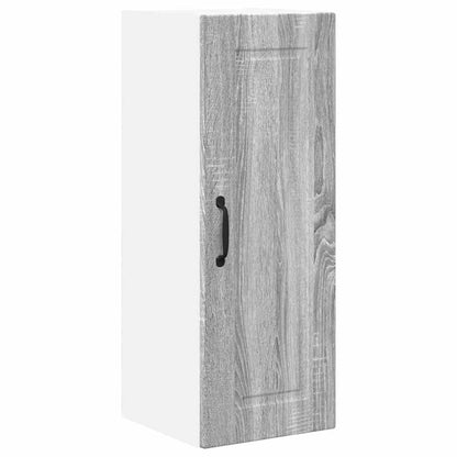 Kitchen Wall Cabinet with Shelf Grey Sonoma 30 x 31 x 80 cm