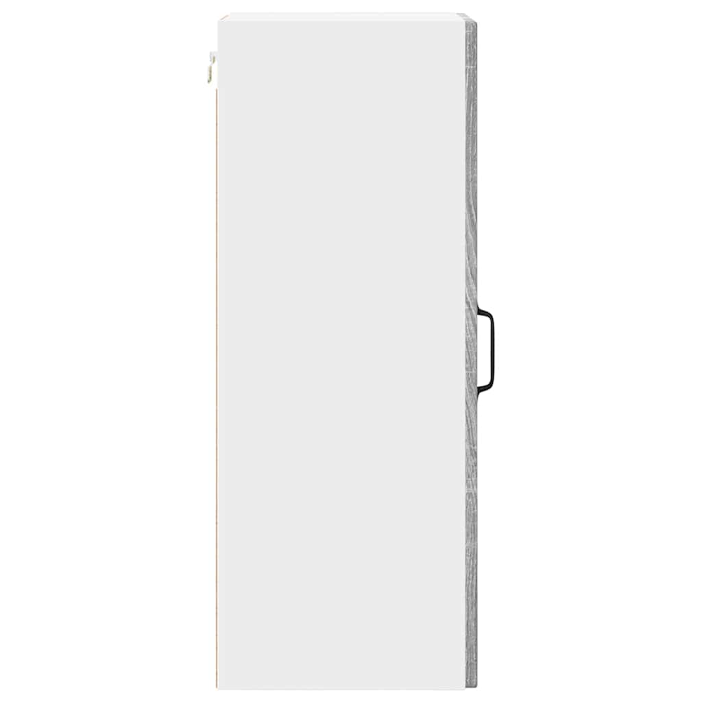 Kitchen Wall Cabinet 2 pcs Grey Sonoma 30 x 31 x 80 cm