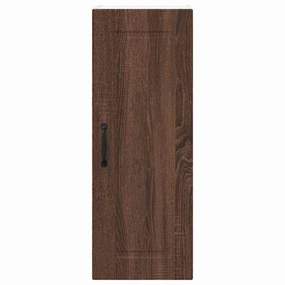 Kitchen Wall Cabinet Brown Oak 30 x 31 x 80 cm Engineered Wood