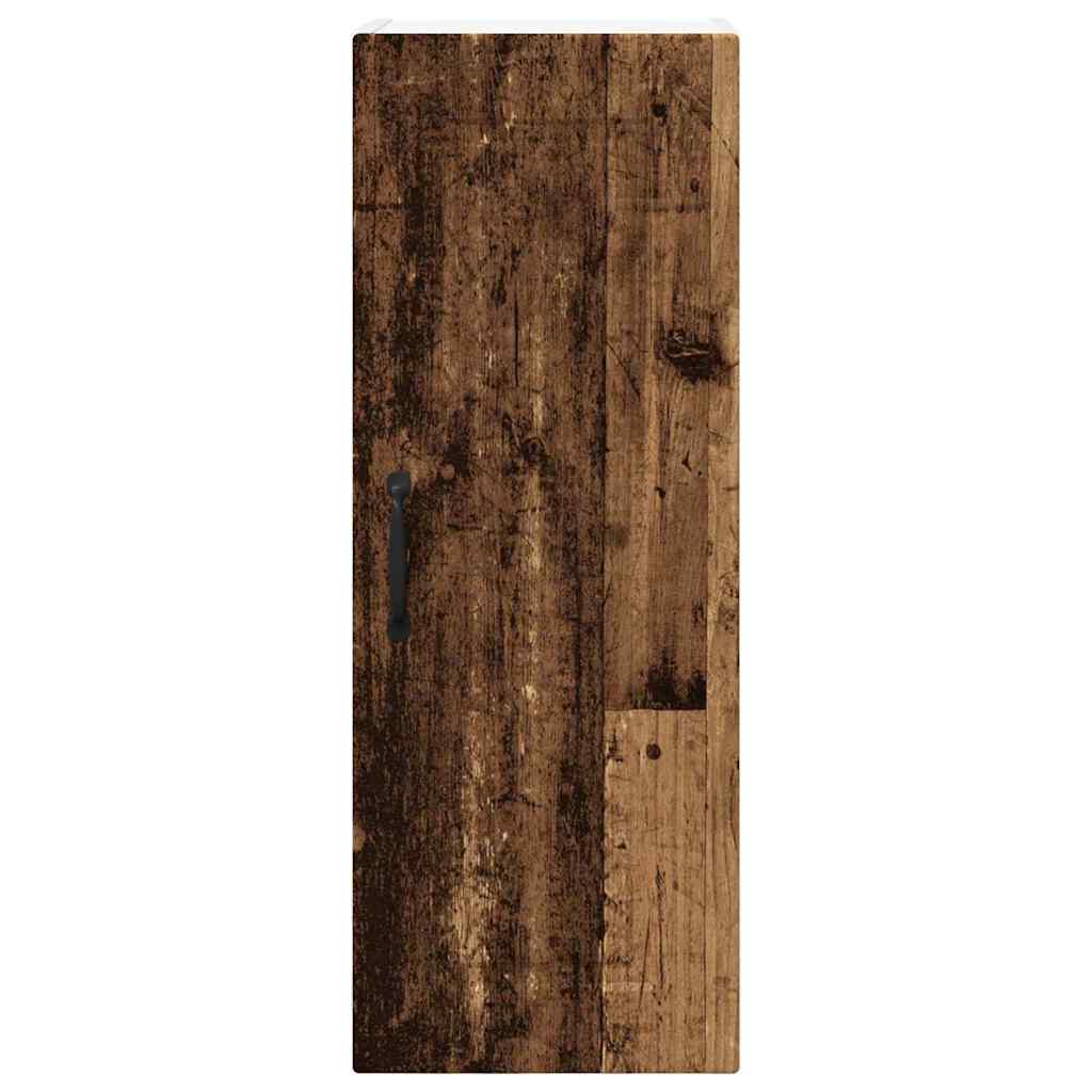 Kitchen Wall Cabinet with Shelf 2 pcs Old Wood 30 x 31 x 80 cm