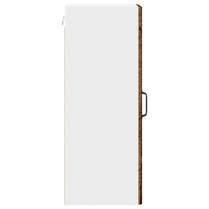 Kitchen Wall Cabinet with Shelf 2 pcs Old Wood 30 x 31 x 80 cm