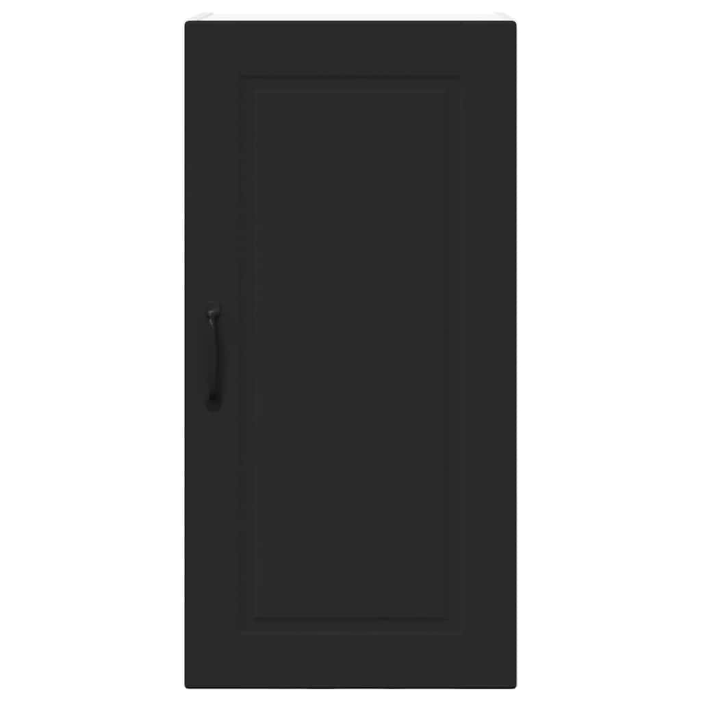 Kitchen Wall Cabinet Black 40 x 31 x 80 cm Engineered Wood