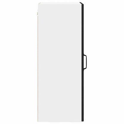Kitchen Wall Cabinet Black 40 x 31 x 80 cm Engineered Wood