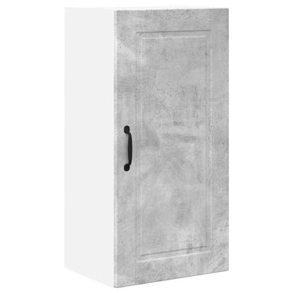 Kitchen Wall Cabinet with Shelf Concrete Grey 40 x 31 x 80 cm