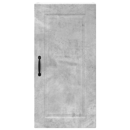 Kitchen Wall Cabinet with Shelf Concrete Grey 40 x 31 x 80 cm