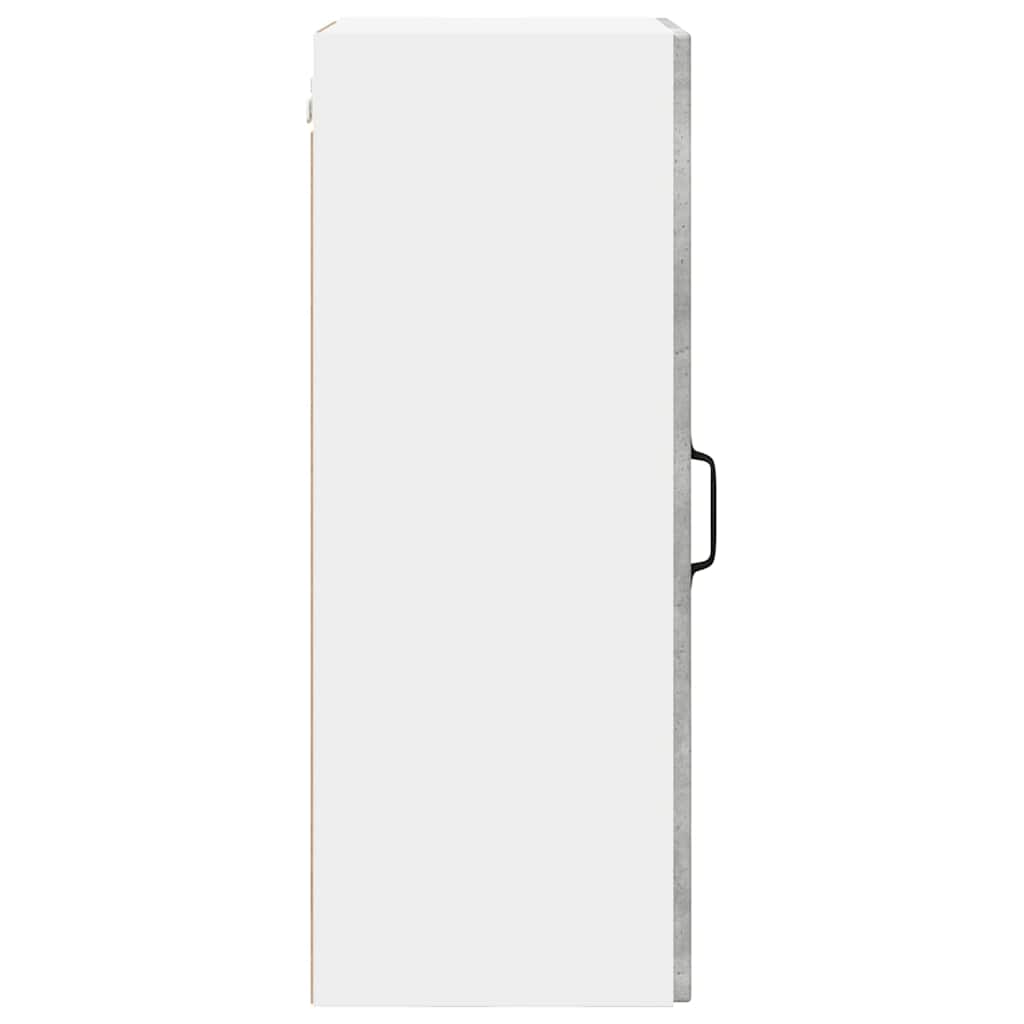 Kitchen Wall Cabinet with Shelf Concrete Grey 40 x 31 x 80 cm