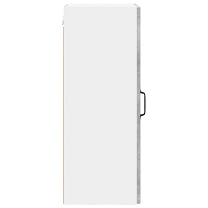 Kitchen Wall Cabinet with Shelf Concrete Grey 40 x 31 x 80 cm