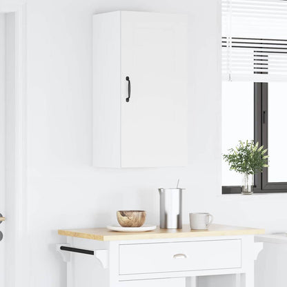 Kitchen Wall Cabinet with Door High Gloss White 40 x 31 x 80 cm