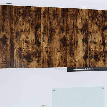 Kitchen Wall Cabinet Smoked Oak 40 x 31 x 80 cm Engineered Wood