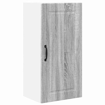 Kitchen Wall Cabinet with Shelf Grey Sonoma 40 x 31 x 80 cm