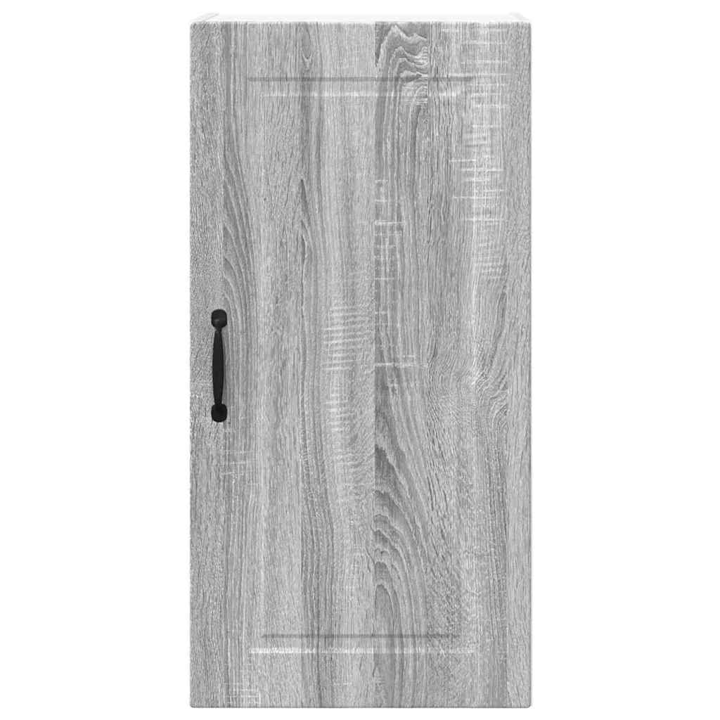 Kitchen Wall Cabinet with Shelf Grey Sonoma 40 x 31 x 80 cm