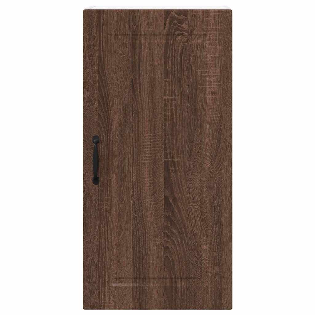 Kitchen Wall Cabinet Brown Oak 40 x 31 x 80 cm Engineered Wood