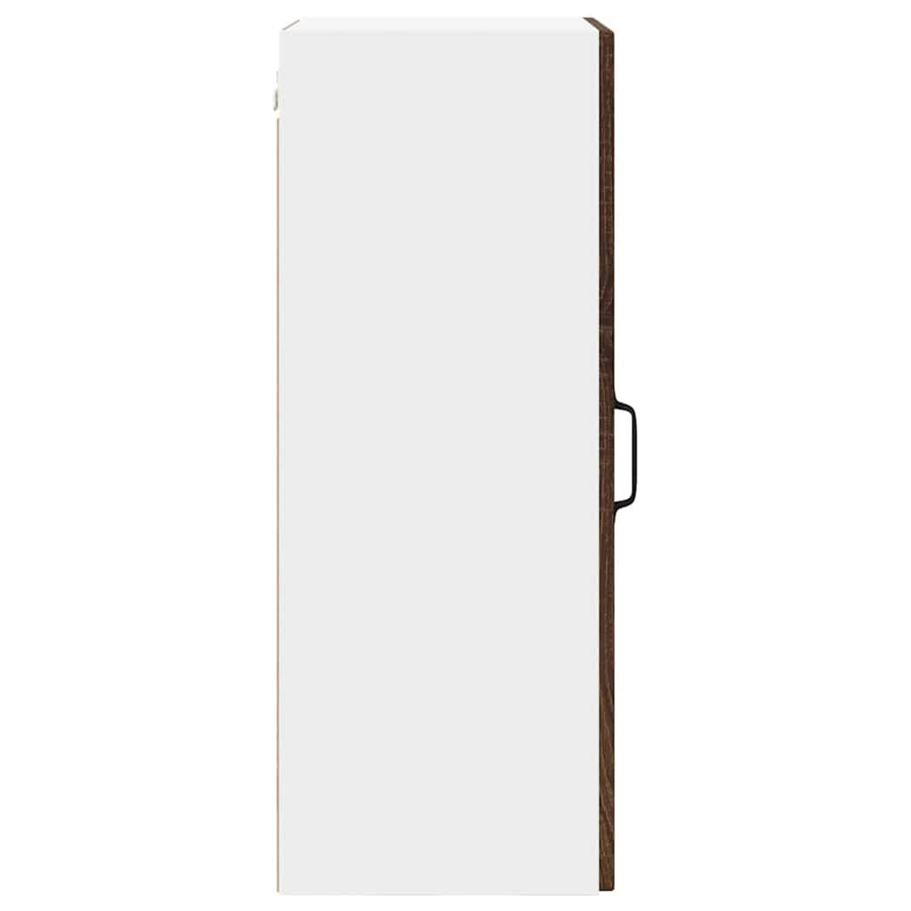 Kitchen Wall Cabinet Brown Oak 40 x 31 x 80 cm Engineered Wood