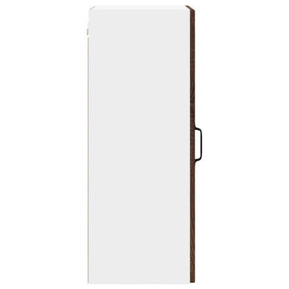 Kitchen Wall Cabinet Brown Oak 40 x 31 x 80 cm Engineered Wood