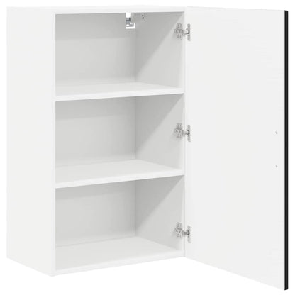 Kitchen Wall Cabinet Black 50 x 31 x 80 cm Engineered Wood