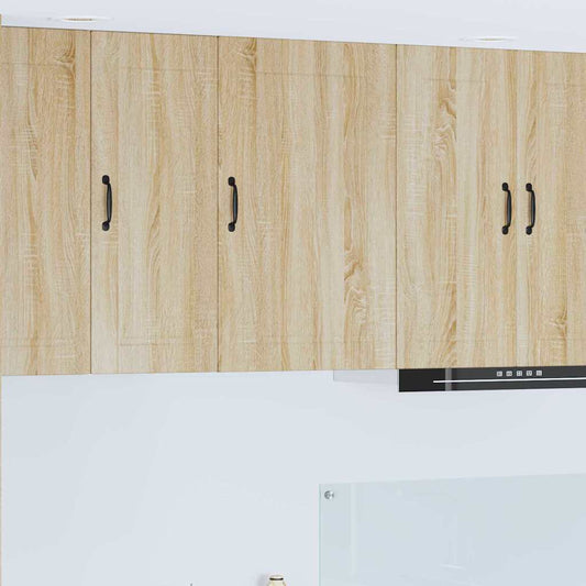 Kitchen Wall Cabinet Sonoma Oak 50 x 31 x 80 cm Engineered Wood