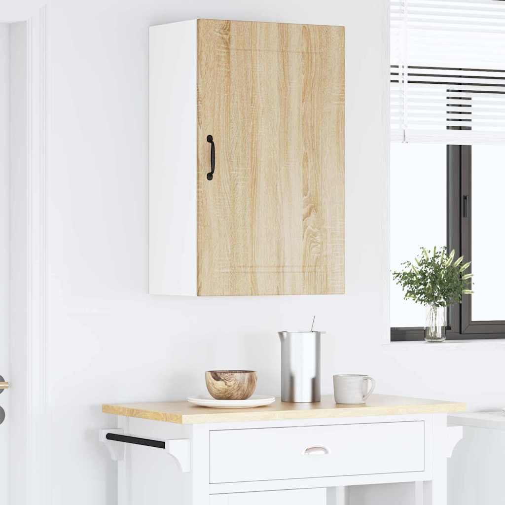 Kitchen Wall Cabinet Sonoma Oak 50 x 31 x 80 cm Engineered Wood