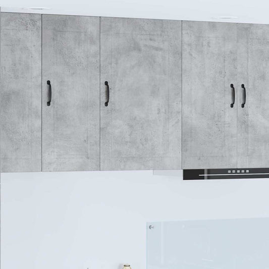Kitchen Wall Cabinet with Shelf Concrete Grey 50 x 31 x 80 cm