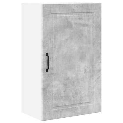 Kitchen Wall Cabinet with Shelf Concrete Grey 50 x 31 x 80 cm
