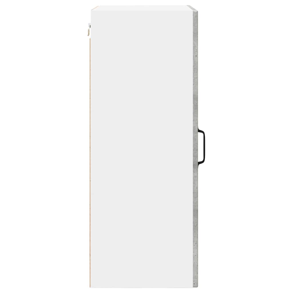 Kitchen Wall Cabinet with Shelf Concrete Grey 50 x 31 x 80 cm