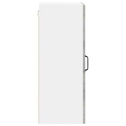 Kitchen Wall Cabinet with Shelf Concrete Grey 50 x 31 x 80 cm