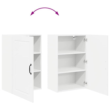 Kitchen Wall Cabinet with Door High Gloss White 50 x 31 x 80 cm