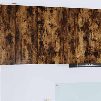 Kitchen Wall Cabinet Smoked Oak 50 x 31 x 80 cm Engineered Wood