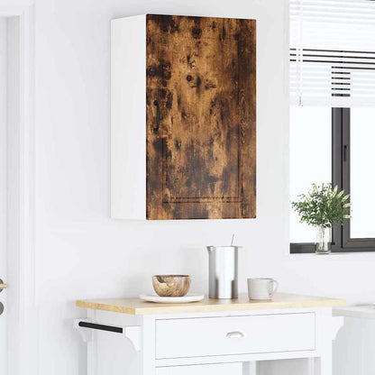 Kitchen Wall Cabinet Smoked Oak 50 x 31 x 80 cm Engineered Wood