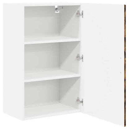 Kitchen Wall Cabinet Smoked Oak 50 x 31 x 80 cm Engineered Wood