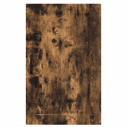 Kitchen Wall Cabinet Smoked Oak 50 x 31 x 80 cm Engineered Wood
