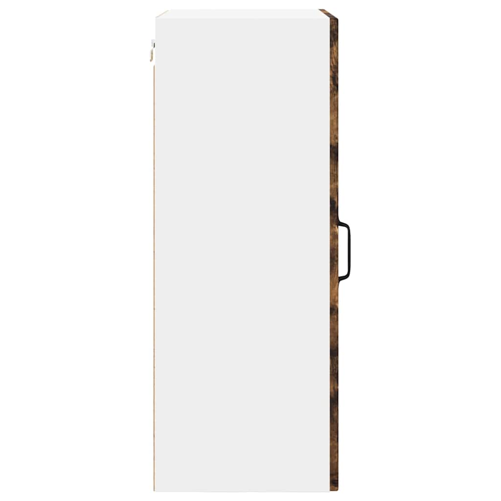 Kitchen Wall Cabinet Smoked Oak 50 x 31 x 80 cm Engineered Wood