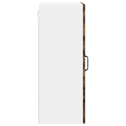 Kitchen Wall Cabinet Smoked Oak 50 x 31 x 80 cm Engineered Wood