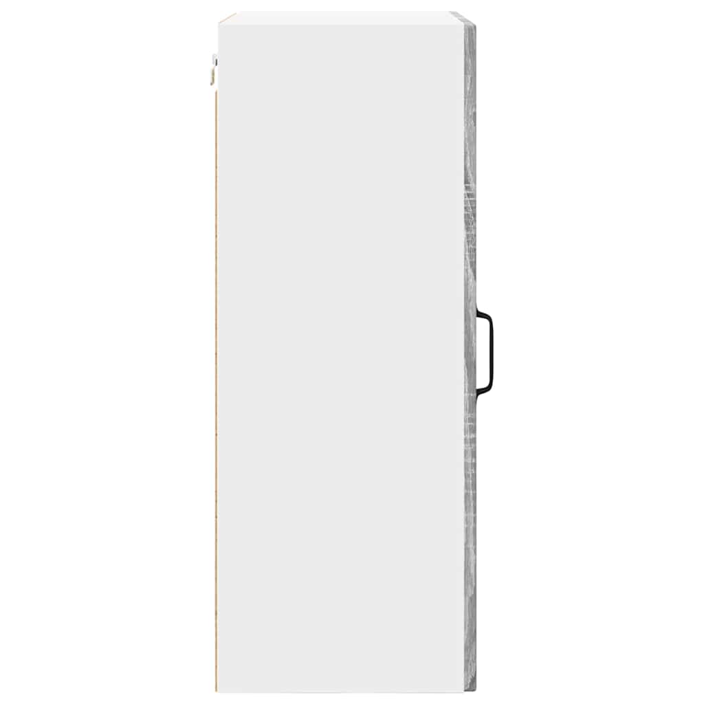 Kitchen Wall Cabinet with Shelf Grey Sonoma 50 x 31 x 80 cm