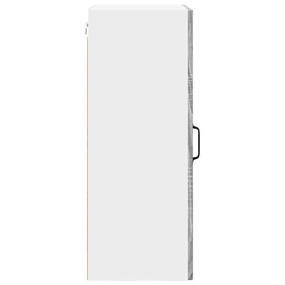 Kitchen Wall Cabinet with Shelf Grey Sonoma 50 x 31 x 80 cm