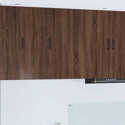 Kitchen Wall Cabinet Brown Oak 50 x 31 x 80 cm Engineered Wood