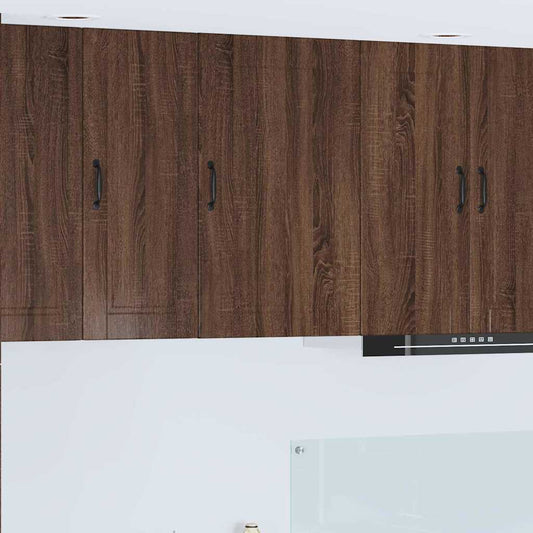 Kitchen Wall Cabinet Brown Oak 50 x 31 x 80 cm Engineered Wood