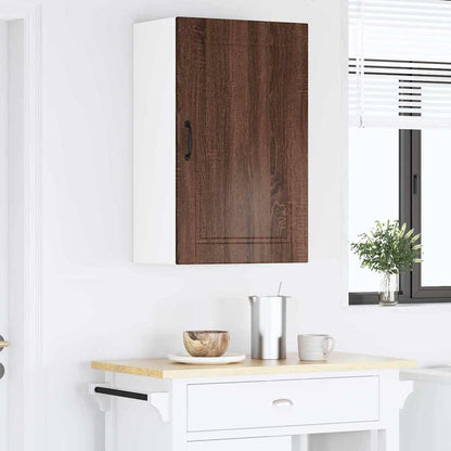 Kitchen Wall Cabinet Brown Oak 50 x 31 x 80 cm Engineered Wood