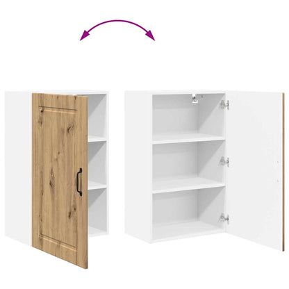 Kitchen Wall Cabinet with Shelf Artisan Oak 50 x 31 x 80 cm