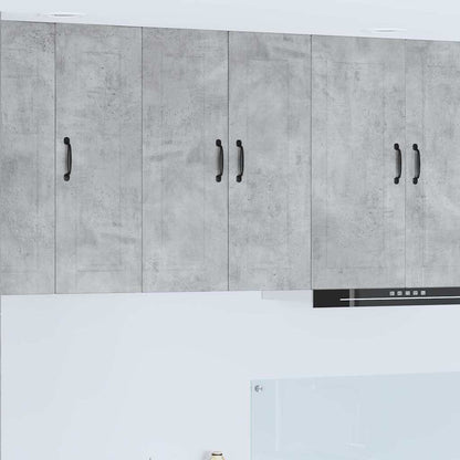 Kitchen Wall Cabinet with Shelf Concrete Grey 60 x 31 x 80 cm
