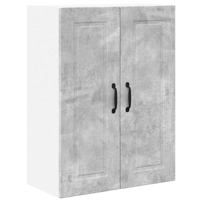 Kitchen Wall Cabinet with Shelf Concrete Grey 60 x 31 x 80 cm