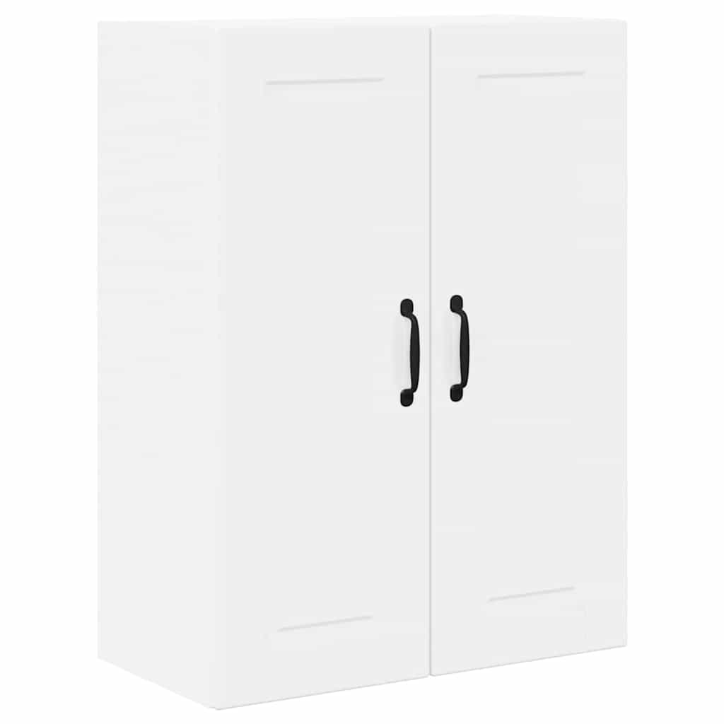 Kitchen Wall Cabinet with Door High Gloss White 60 x 31 x 80 cm