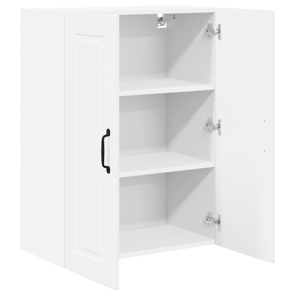 Kitchen Wall Cabinet with Door High Gloss White 60 x 31 x 80 cm