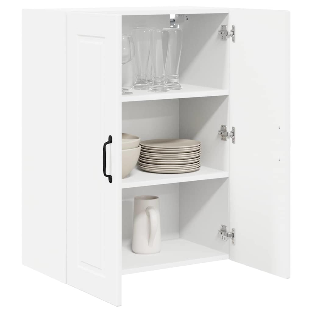 Kitchen Wall Cabinet with Door High Gloss White 60 x 31 x 80 cm