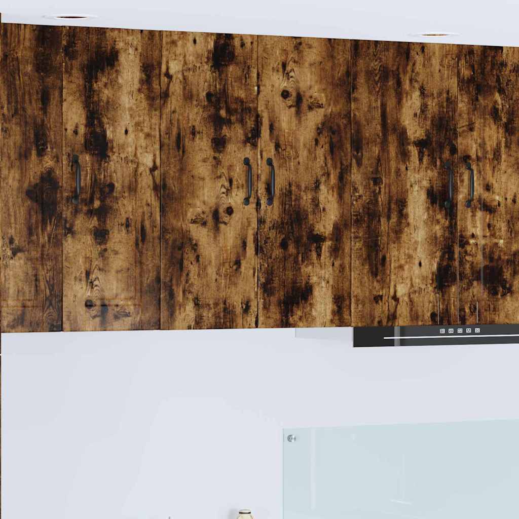 Kitchen Wall Cabinet Smoked Oak 60 x 31 x 80 cm Engineered Wood