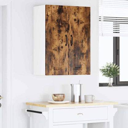 Kitchen Wall Cabinet Smoked Oak 60 x 31 x 80 cm Engineered Wood
