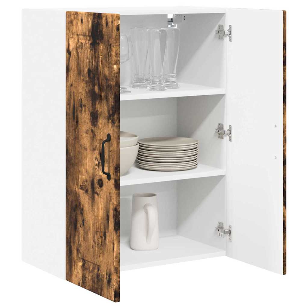 Kitchen Wall Cabinet Smoked Oak 60 x 31 x 80 cm Engineered Wood