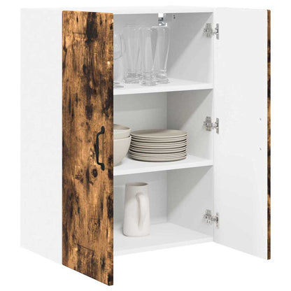 Kitchen Wall Cabinet Smoked Oak 60 x 31 x 80 cm Engineered Wood